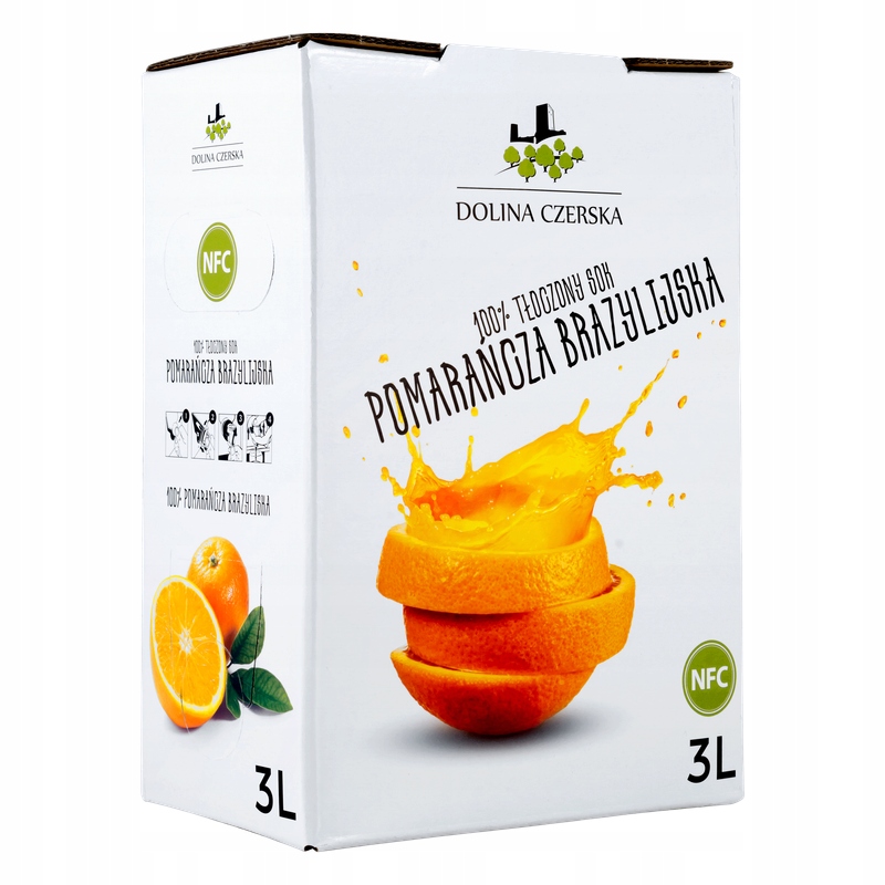 Levně Nfc pomerančový džus 100% Dolina Czerska 3L