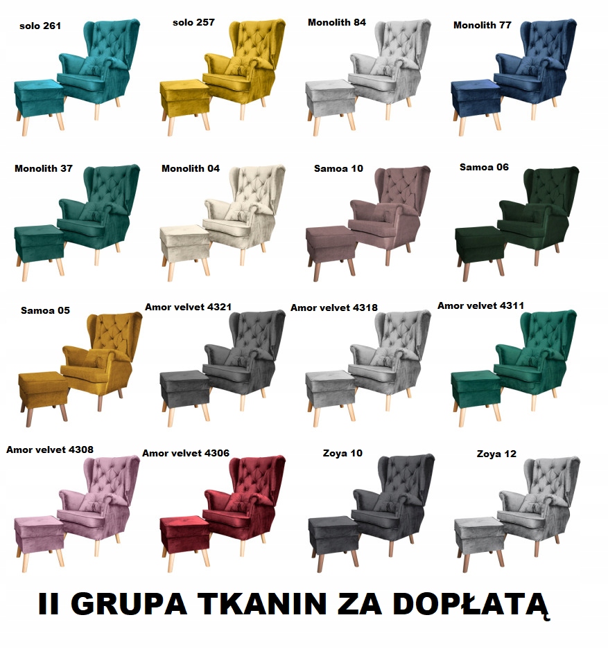 

II Grupa Tkanin (dopłata)