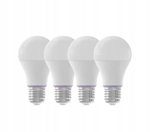 Sada 4 ks inteligentních žárovek Wifi Smart Rgb stmívání E27