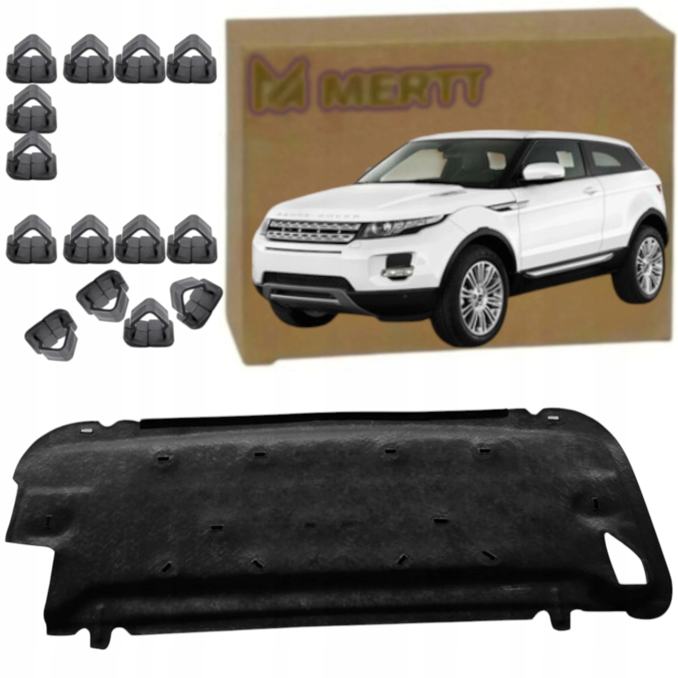 Range Rover Evoque L538 11-18 Tlumení Utlumení Krytu Podložka Podbití