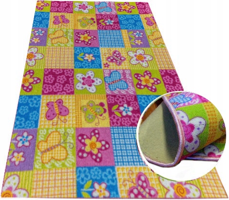 

Kolorowy dywanik Kids dla dziewczynek 100x150