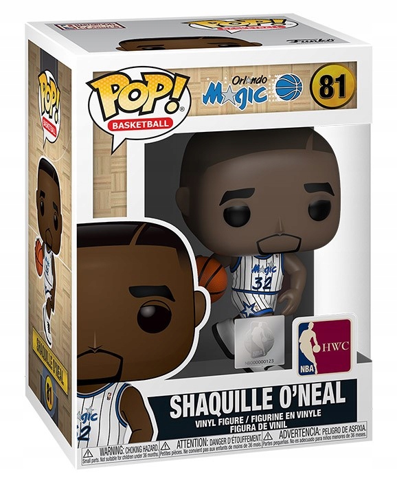 Oryginalna Figurka Funko Pop Nba: Orlando Magic Shaquille O’Neal