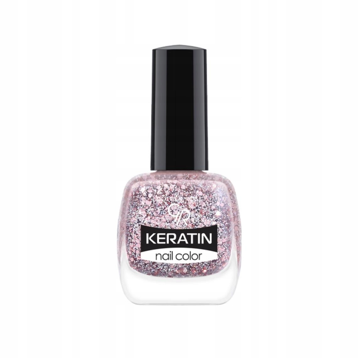 Golden Rose, Keratin Glitter Nail Color – Brokatow