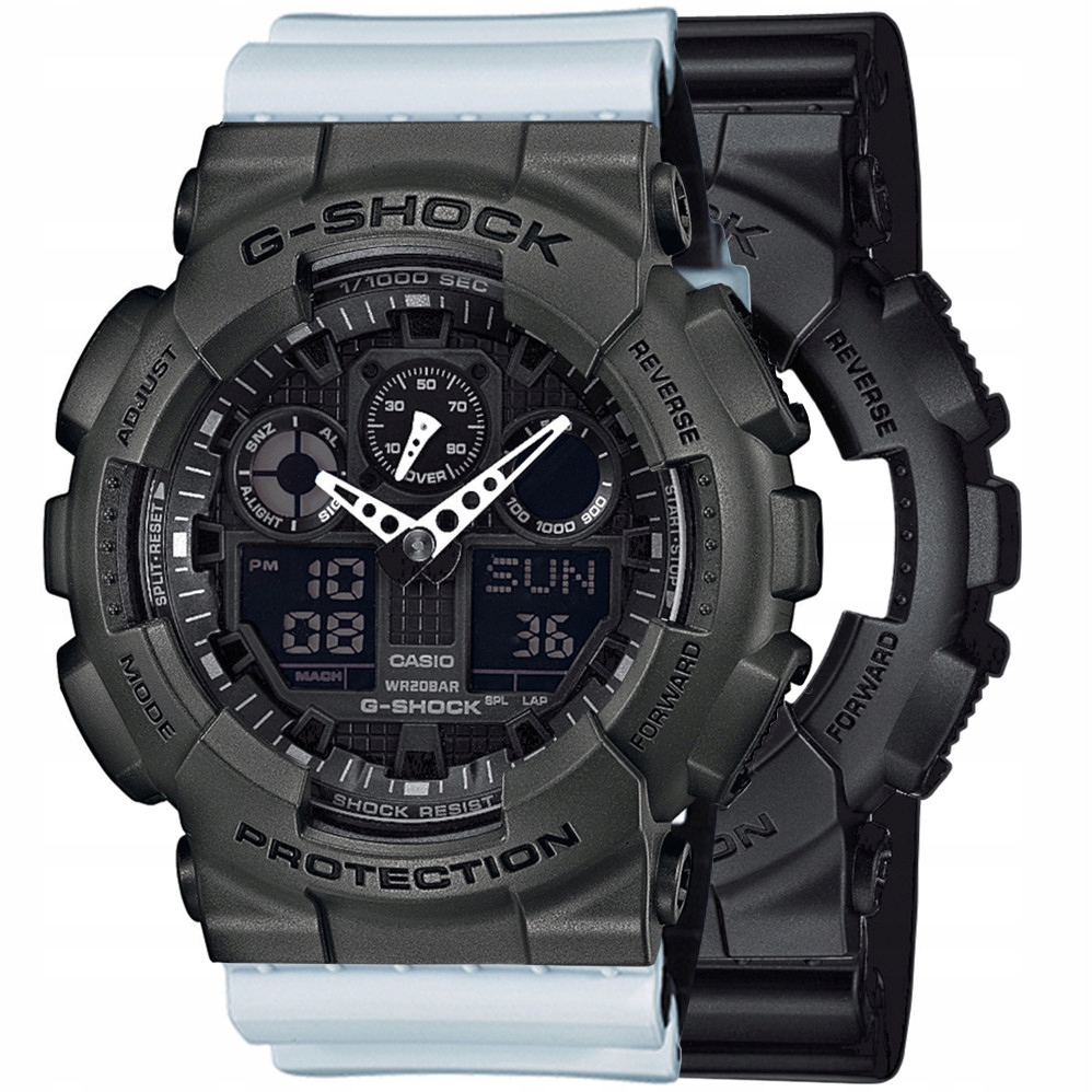 Hodinky Casio G-Shock Set GA-100-1A1ER Rámeček 10467795 Řemínek 10527469