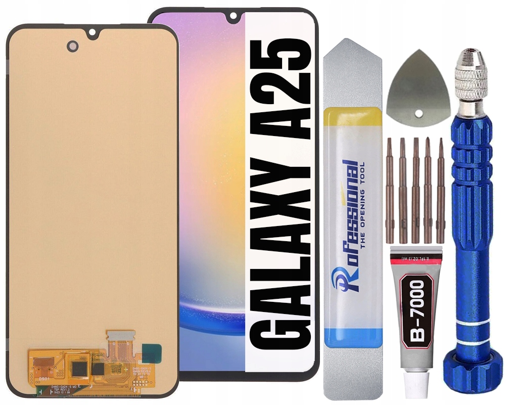Displej Pro Samsung Galaxy A25 A256 Plná Velikost 6,5" Oled Obrazovka