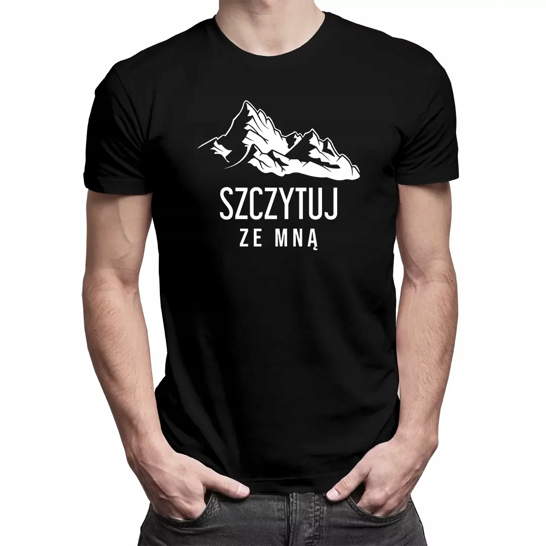 

Szczytuj ze mną koszulka dla par wędrowników