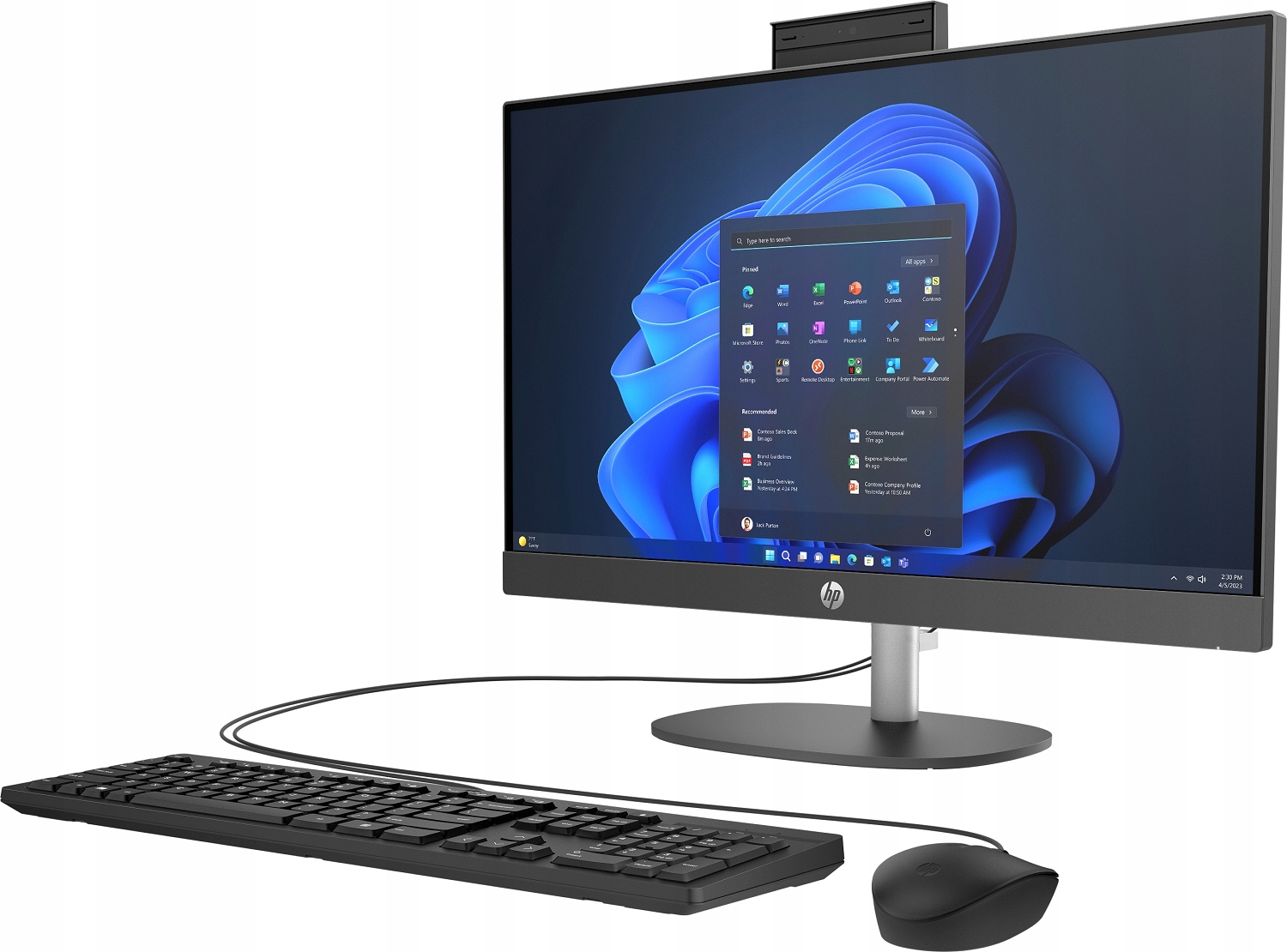 Komputer AiO HP ProOne 240 G10 23,8" FHD i5-1335U 16GB SSD512GB W11 System operacyjny Windows 11 Pro