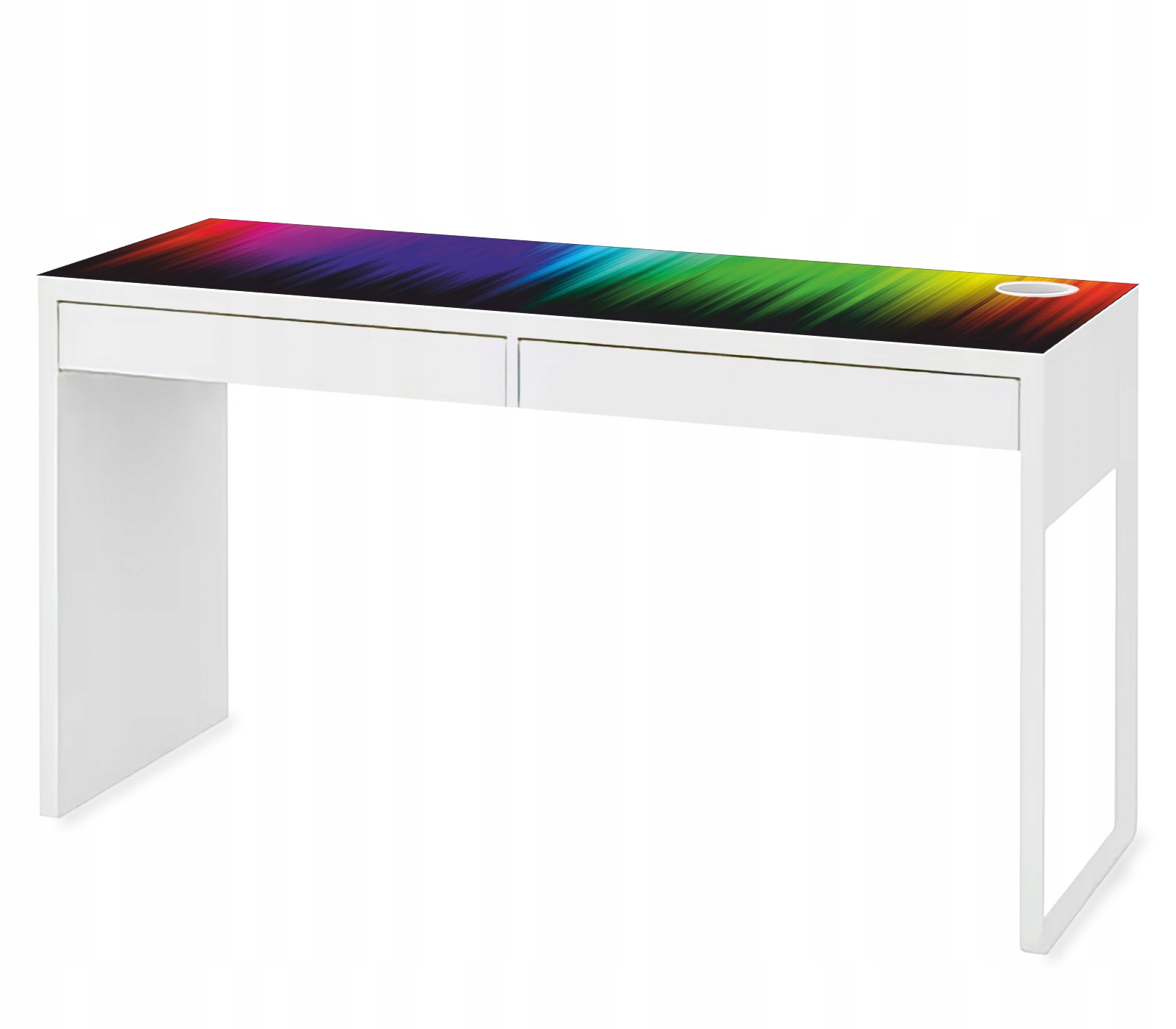 MATA na biurko IKEA micke 142x50 KOLOROWE ŚWIATŁA Marka matoMAT