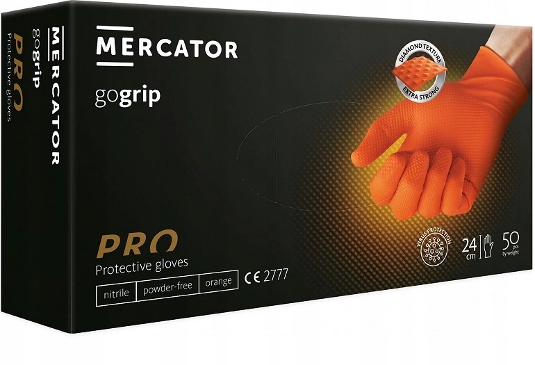 

Rękawice Nitrylowe Gogrip Orange 50szt M