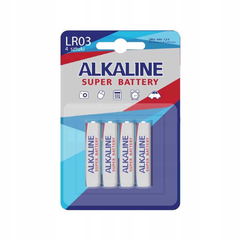 

Baterie Alkaliczne Alkaline LR03 4 Szt Aaa 1,5V