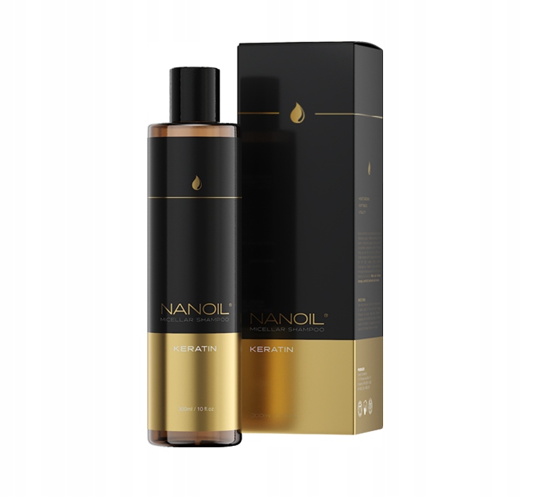 

Nanoil micelarny szampon z keratyną 300ml