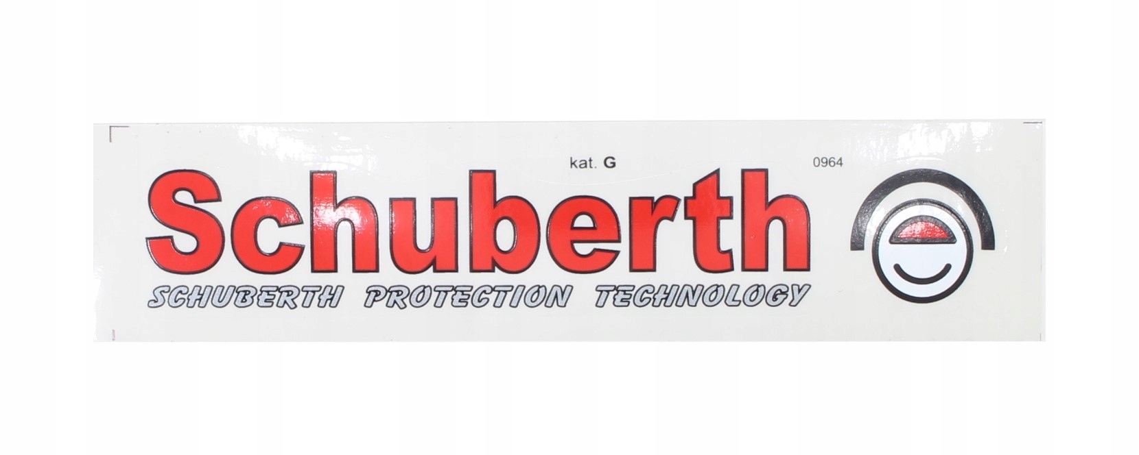 NAKLEJKA SCHUBERTH CZERWONA KAT-G