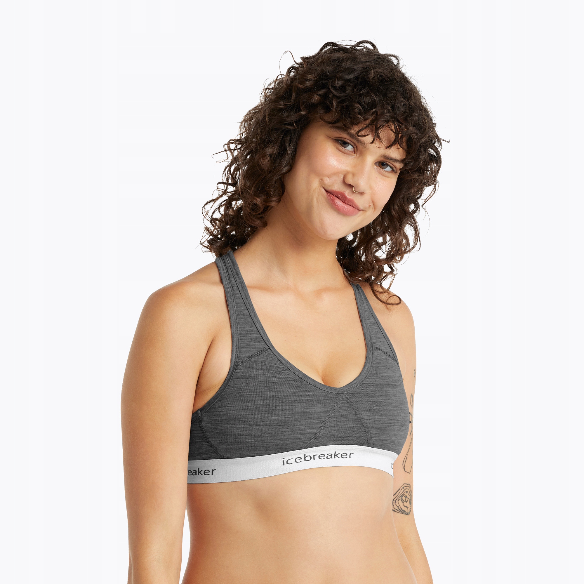 Biustonosz termoaktywny icebreaker Sprite Racerback Gritstone 103020 XL Rozmiar XL