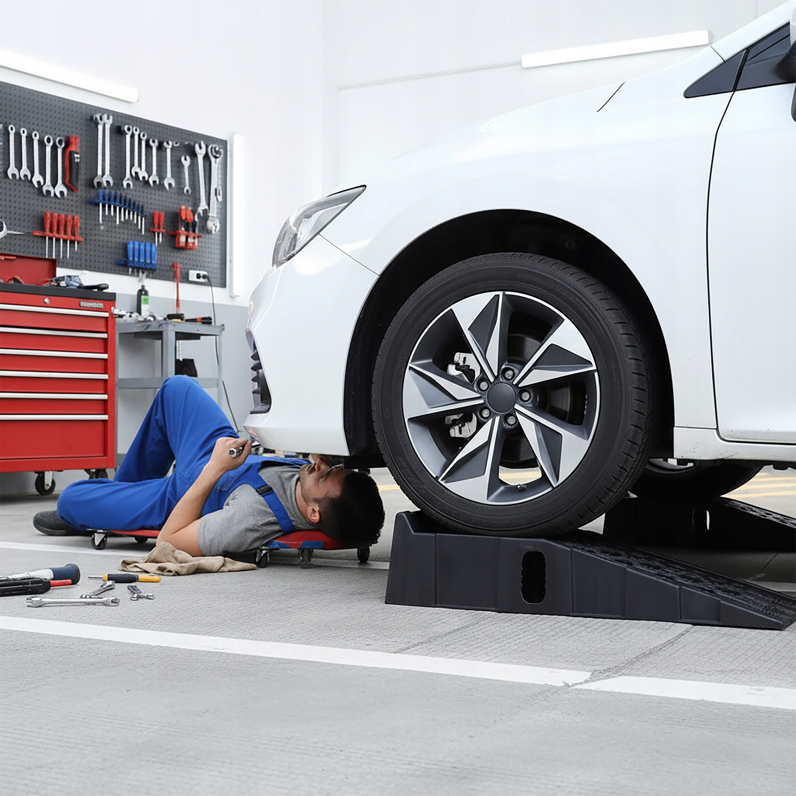 Automobilové Nájezdy, Dílenská Rampa, Příjezdová Cesta, Autofix, Komplet Dvou Prvků