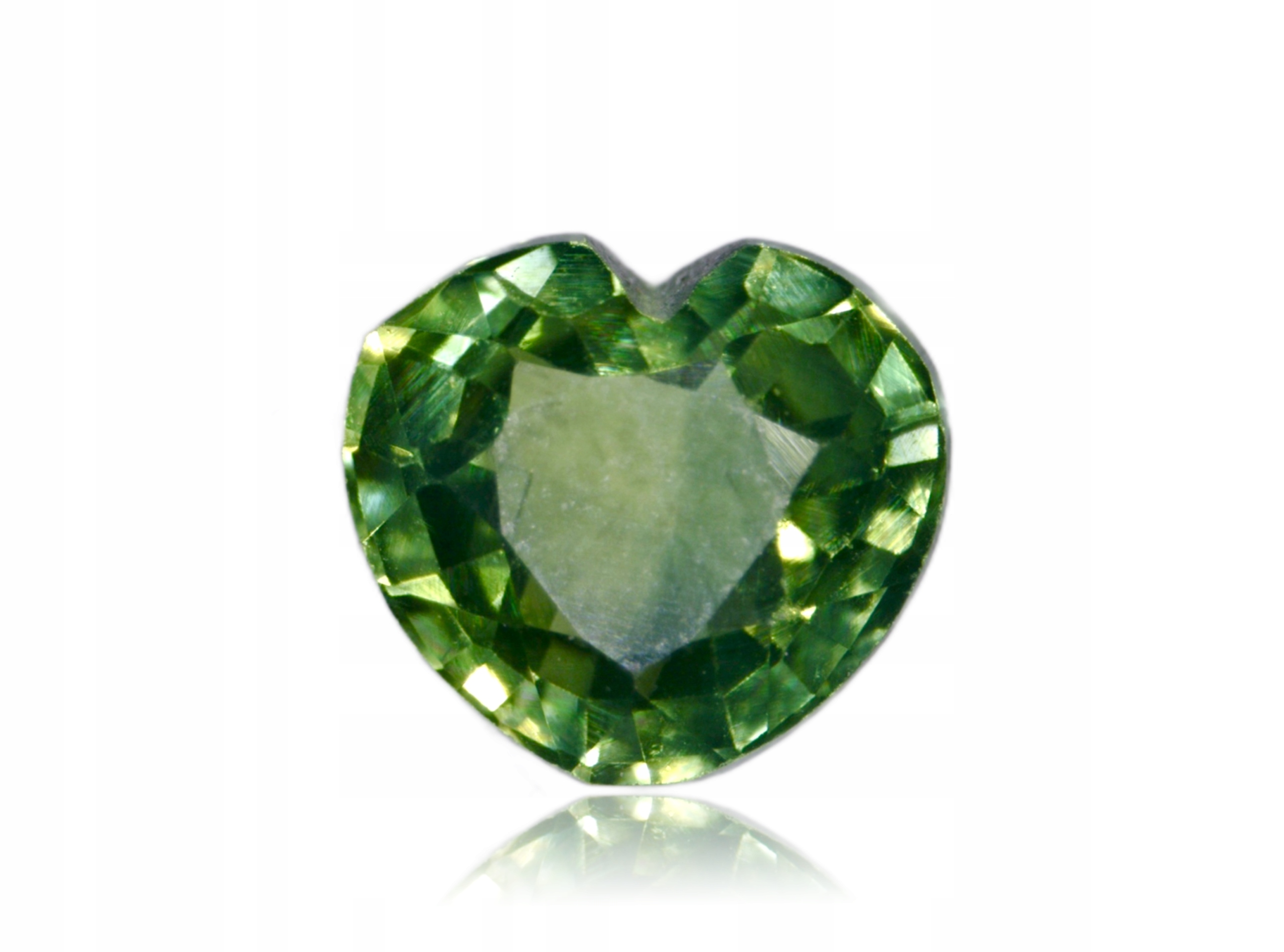 Safír 0.28ct Zelené srdce eCertifikát Wbd