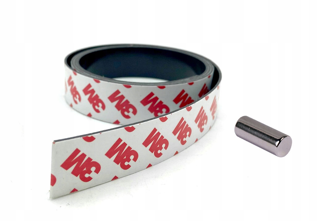 МАГНИТНАЯ ЛЕНТА 3M КЛЕЙКАЯ 25 мм /1,5 мм/ 1м