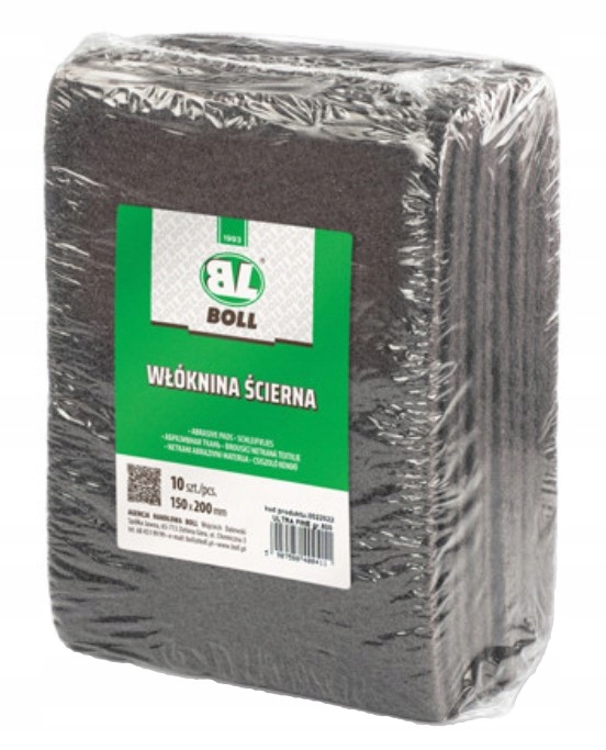 BOLL Włóknina ścierna gr 800 szara 0022022