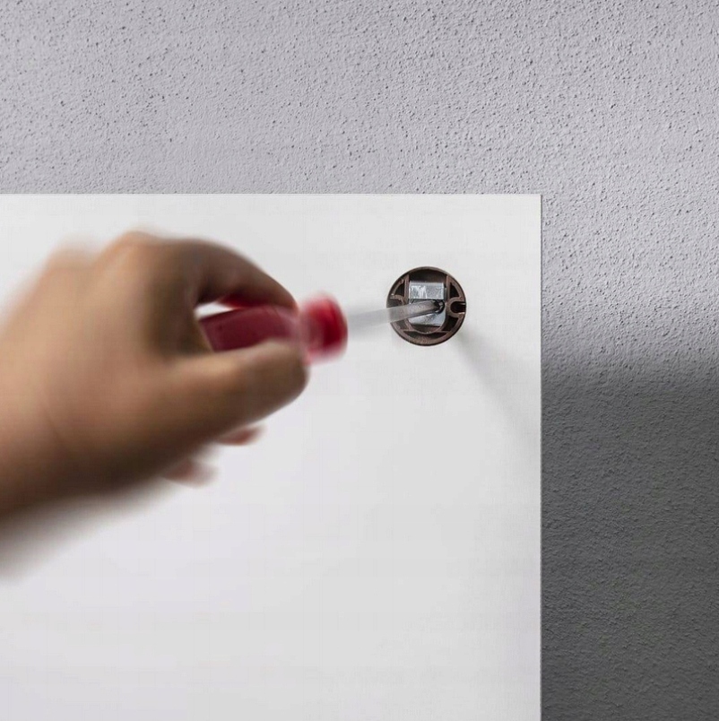 SZAFKA ŁAZIENKOWA Z LUSTREM I OŚWIETLENIEM LED 50 CM - CZARNY MAT Typ wiszące