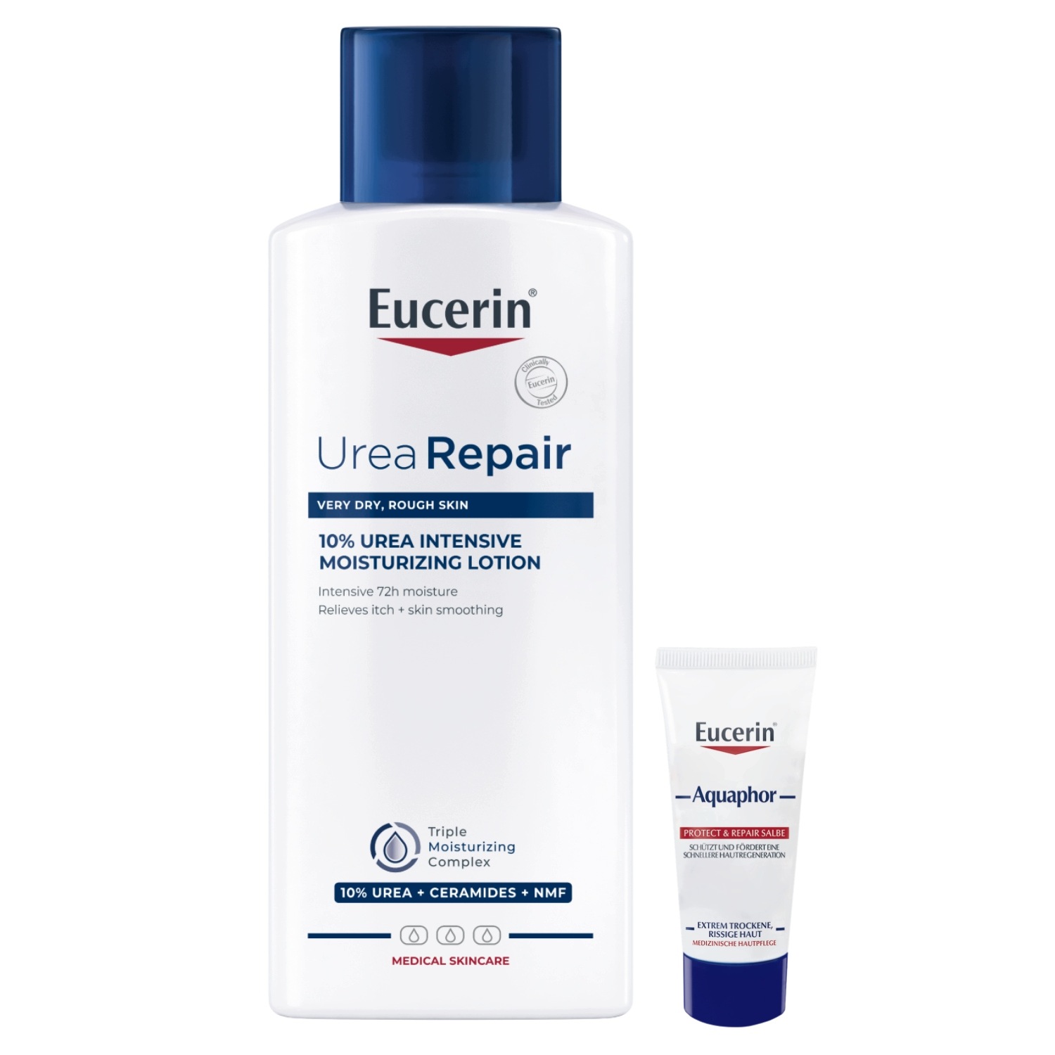Eucerin Urearepair Emulsja nawilżająca z 10% mocznikiem 250ml+