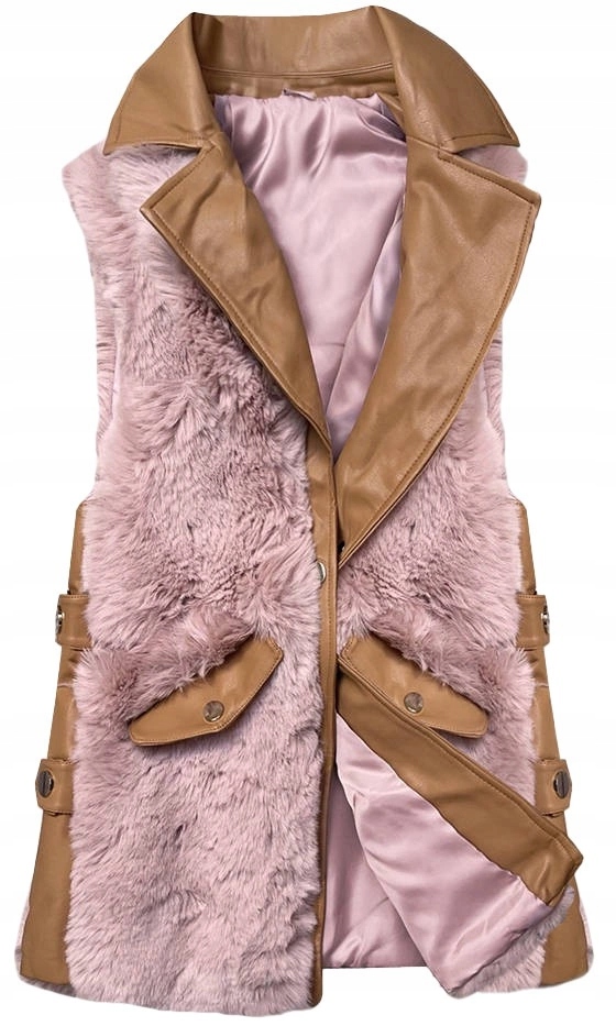 Vesta Ekokůže+kožešina BR9592 Karm-růžová L (40)