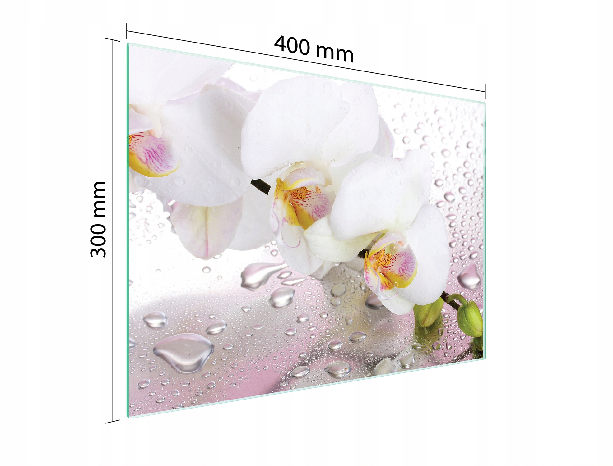 

Szklana Deska Do Krojenia 40x30 Orchidea
