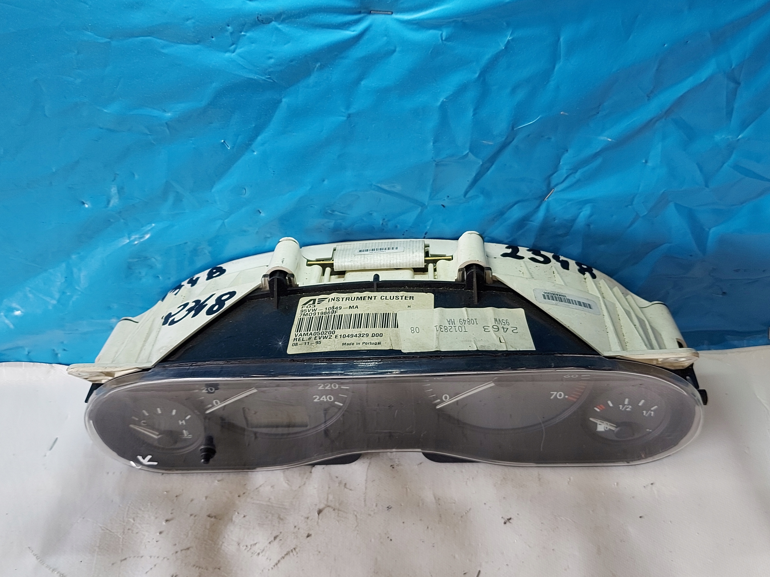dials clock VW SHARAN and 2.0 B 7M0919860F