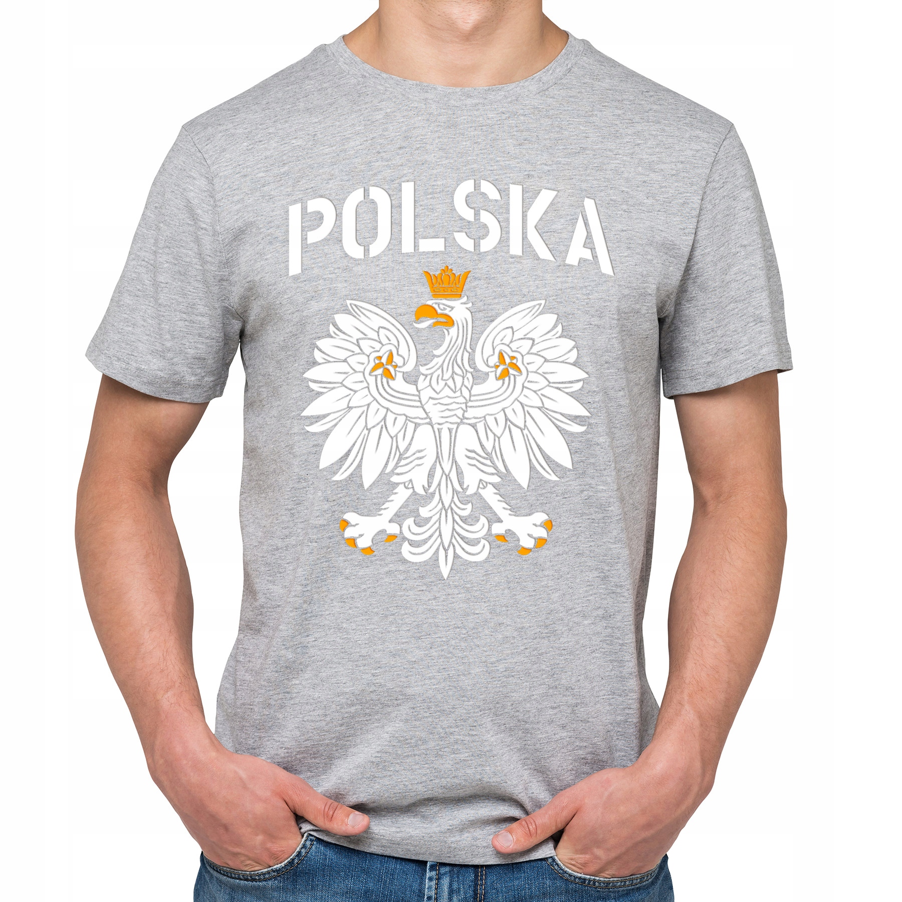 

Koszulka Polska Orzeł dl (M):: XXL,: szary(h)