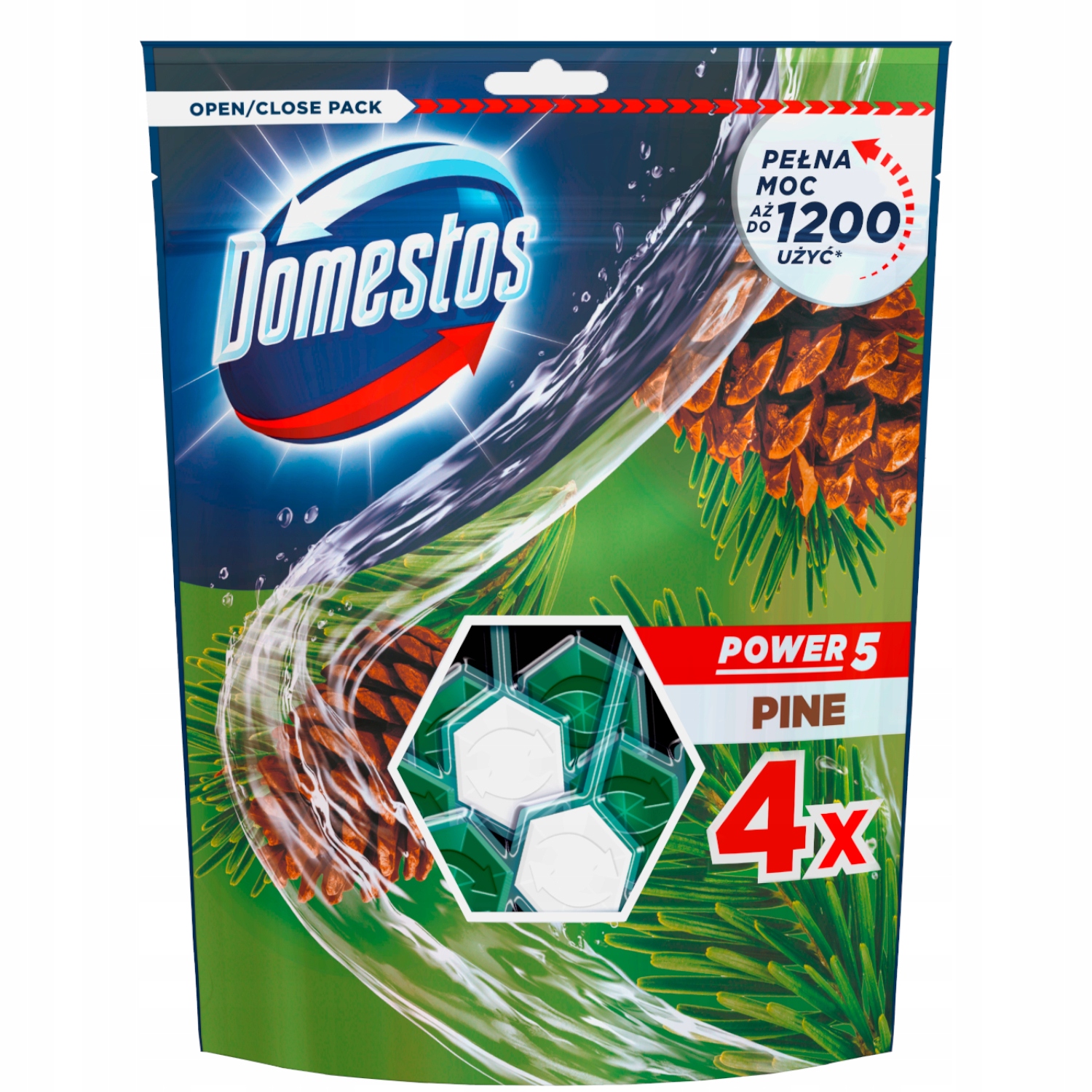 

Domestos Zawieszka do Wc Power 5 Pine 4x0,55kg