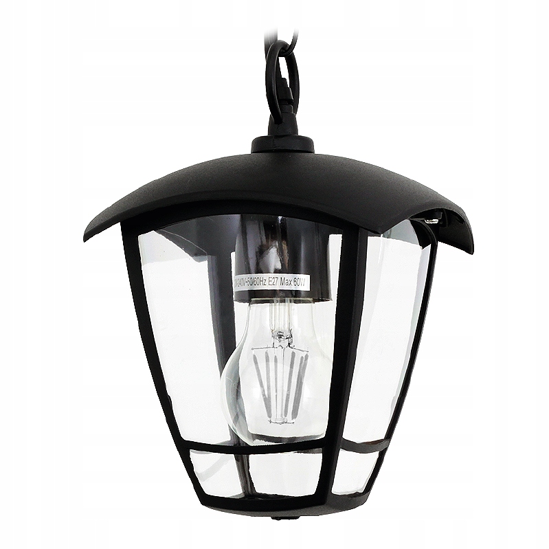 

Lampa Ogrodowa E27 Lampa Wisząca Zewnętrzna Alu