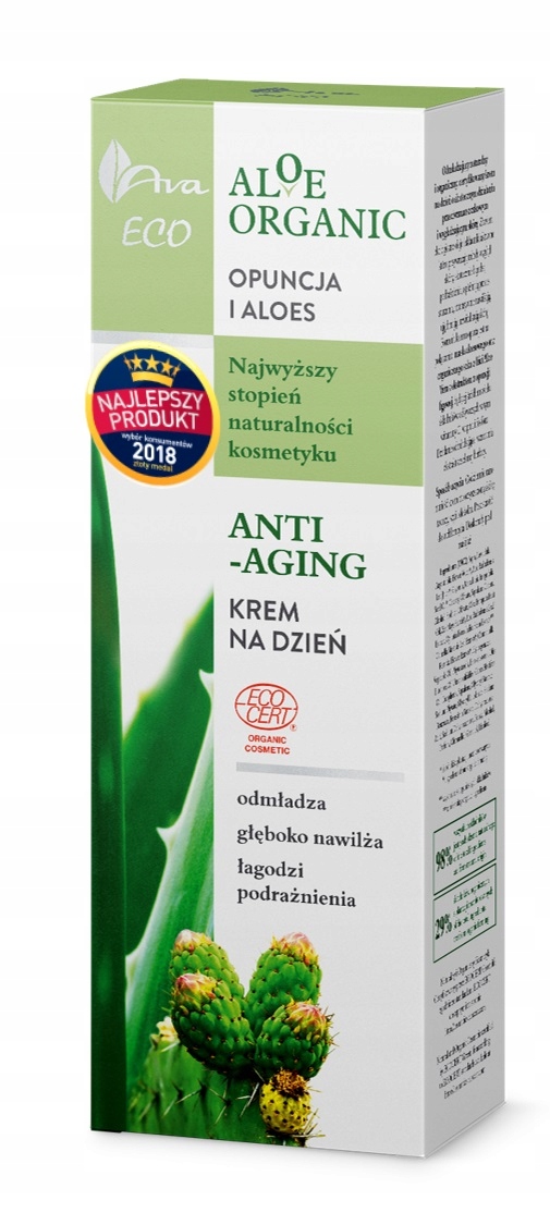 AVA ALOE ORGANIC Krem na Dzień Anti Aging