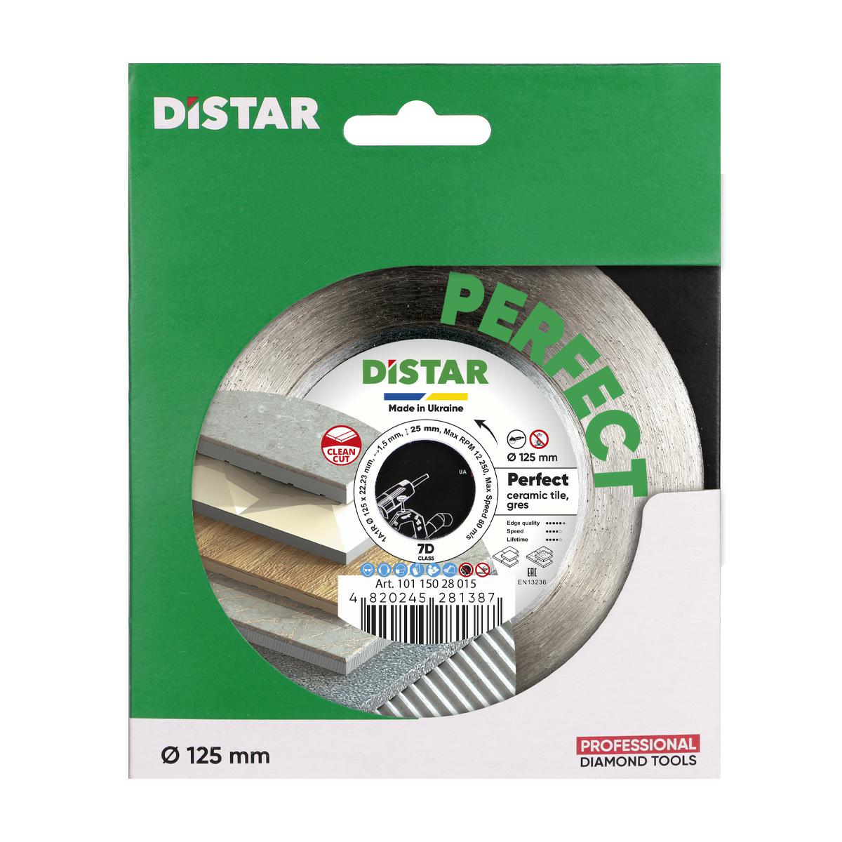Distar Diamantový Kotouč Perfect 125 x 1,5 x 25 x 22,23 mm