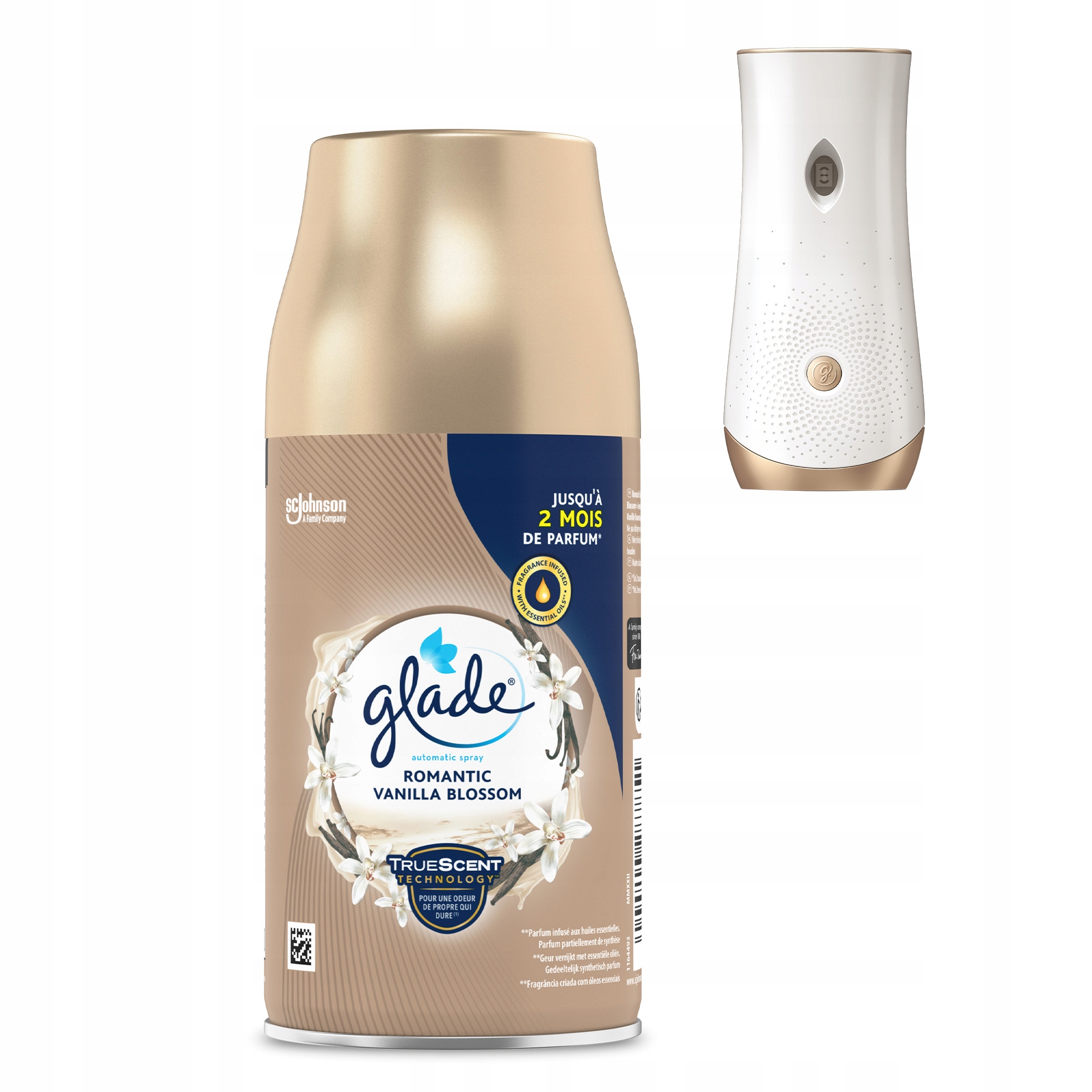WKŁAD DO ODŚWIEŻACZA POWIETRZA GLADE 269ML ROMANTIC VANILLA BLOSSOM AEROZOL Rodzaj spray (aerozol)