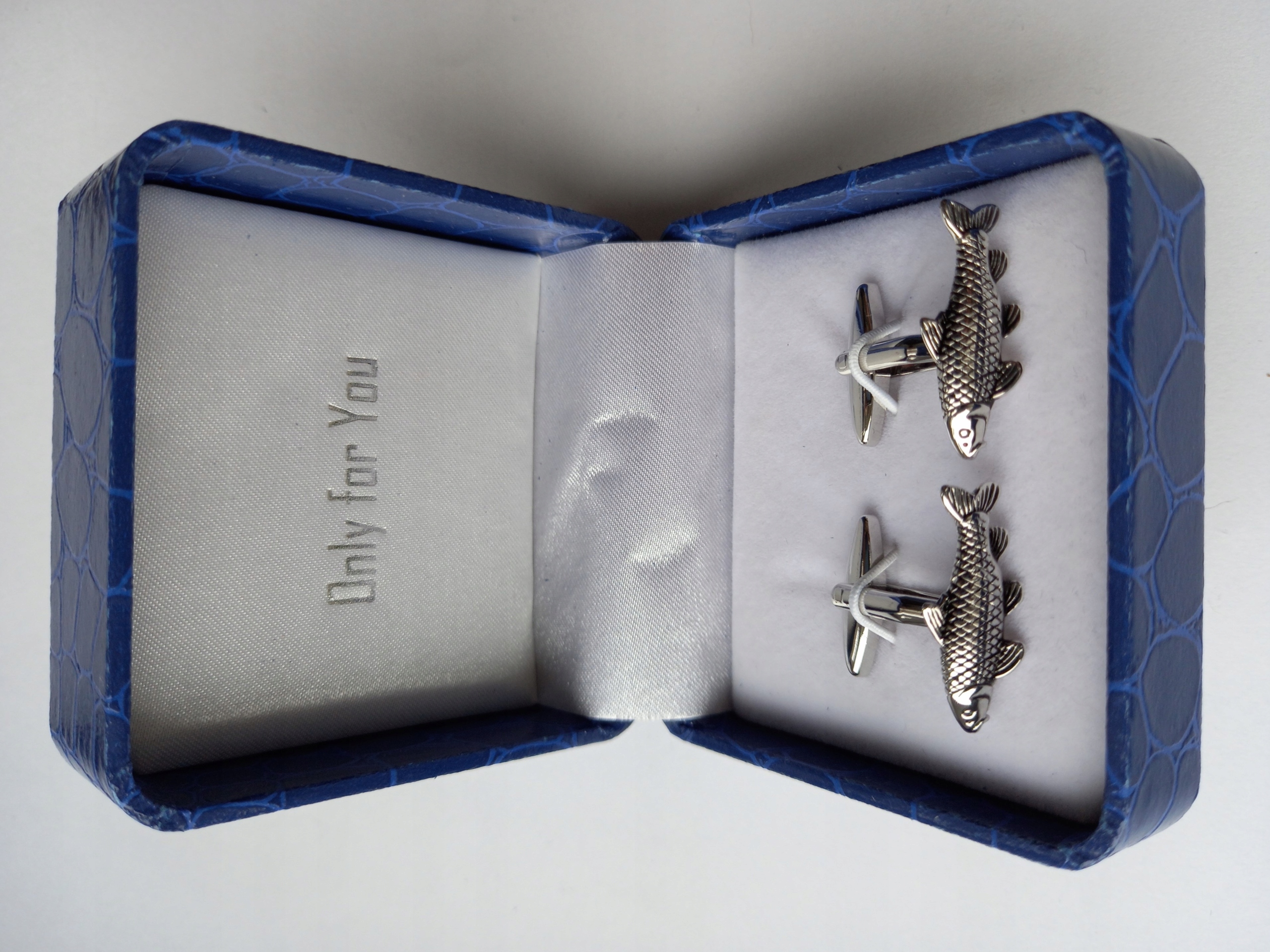 Spinki do mankietów EXC Karp Lin Ryba dla Wędkarza