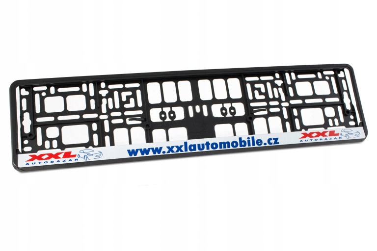 RAMKA RAMKI POD TABLICE Z NADRUKIEM LOGO 1000 szt