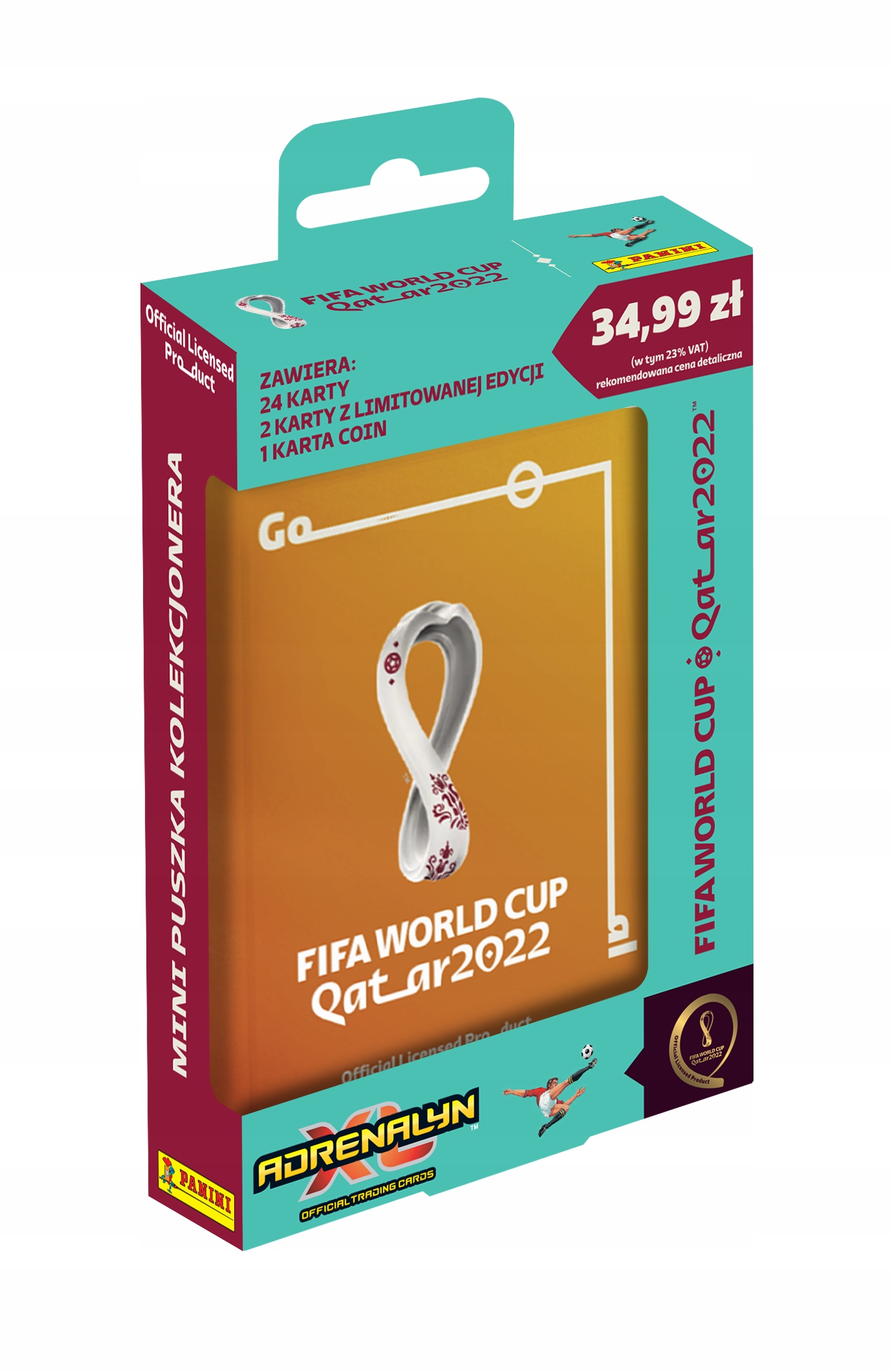 MINI PUSZKA FIFA WORLD CUP QATAR 2022 karty karta