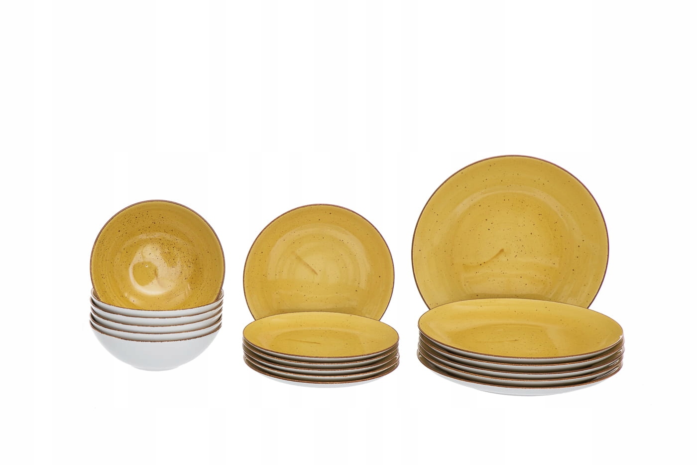 

Komplet talerzy Boss Żółty Lubiana 12/36 malowany