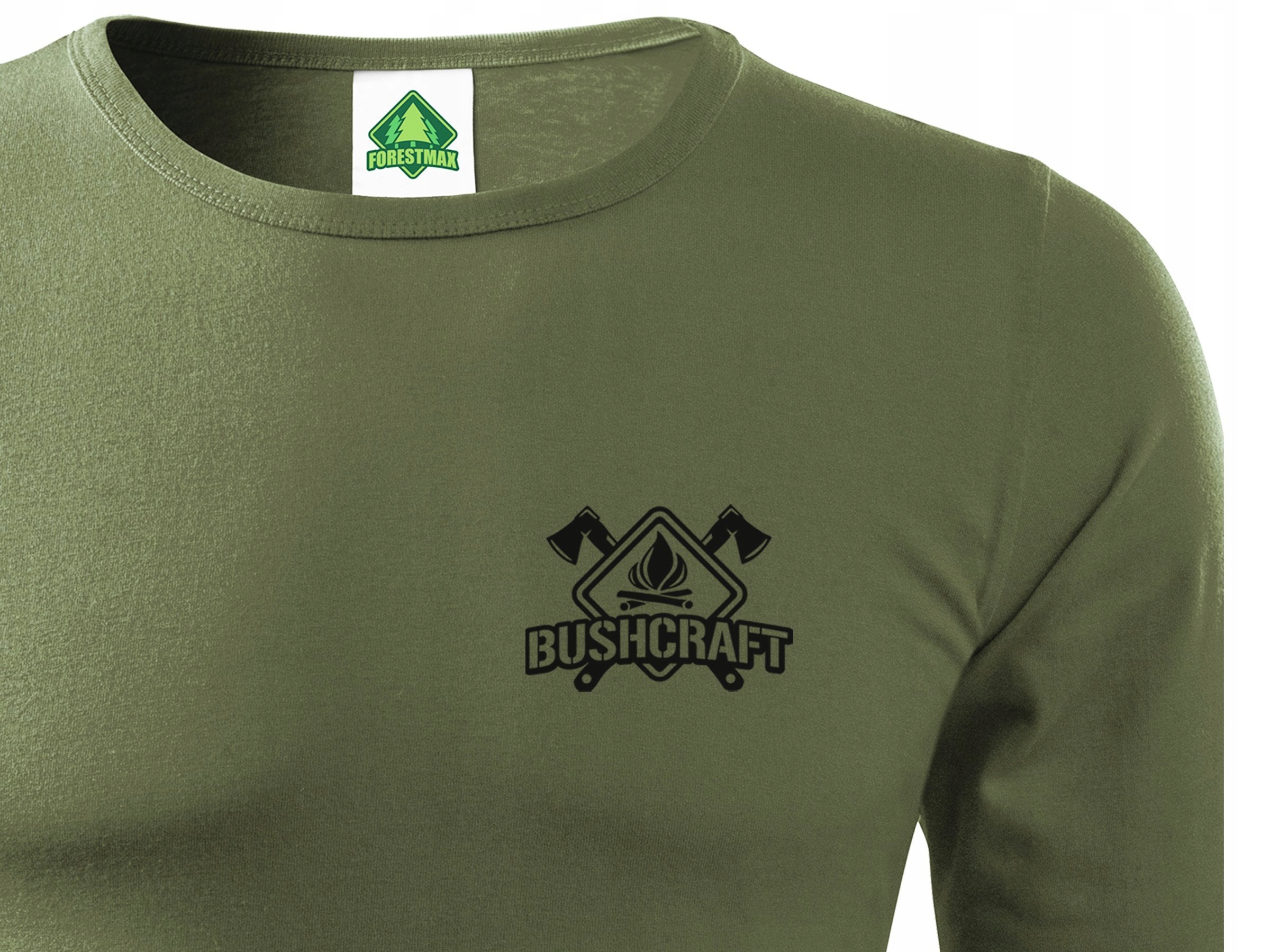 

Koszulka khaki 100% bawełna – Bushcraft