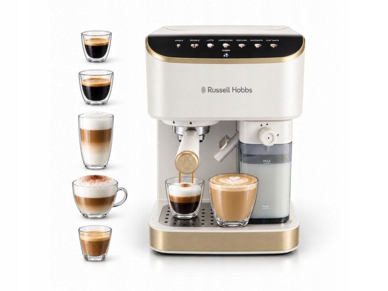 Ekspres kolbowy Russell Hobbs Café Genie 28760-56 Kremowy