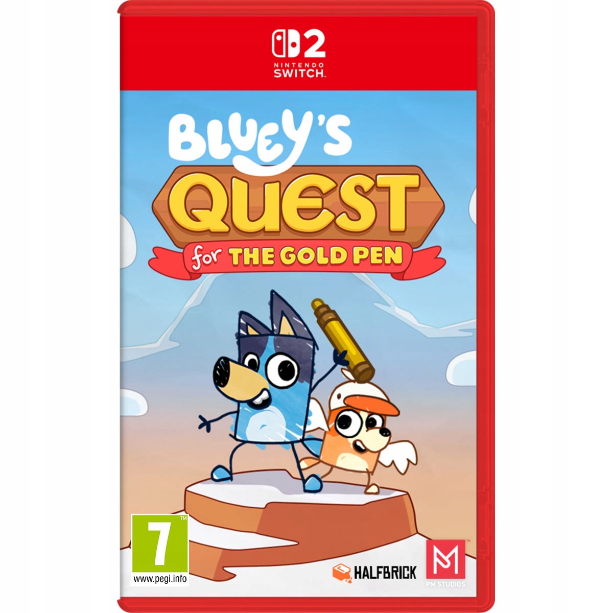Bluey's Quests for the Gold Pen Nintendo Switch 2 pudełkowa