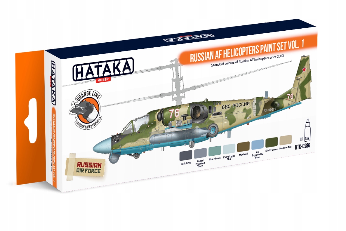 Sada barev Hataka CS86 Russian Af Helicopters vol.1
