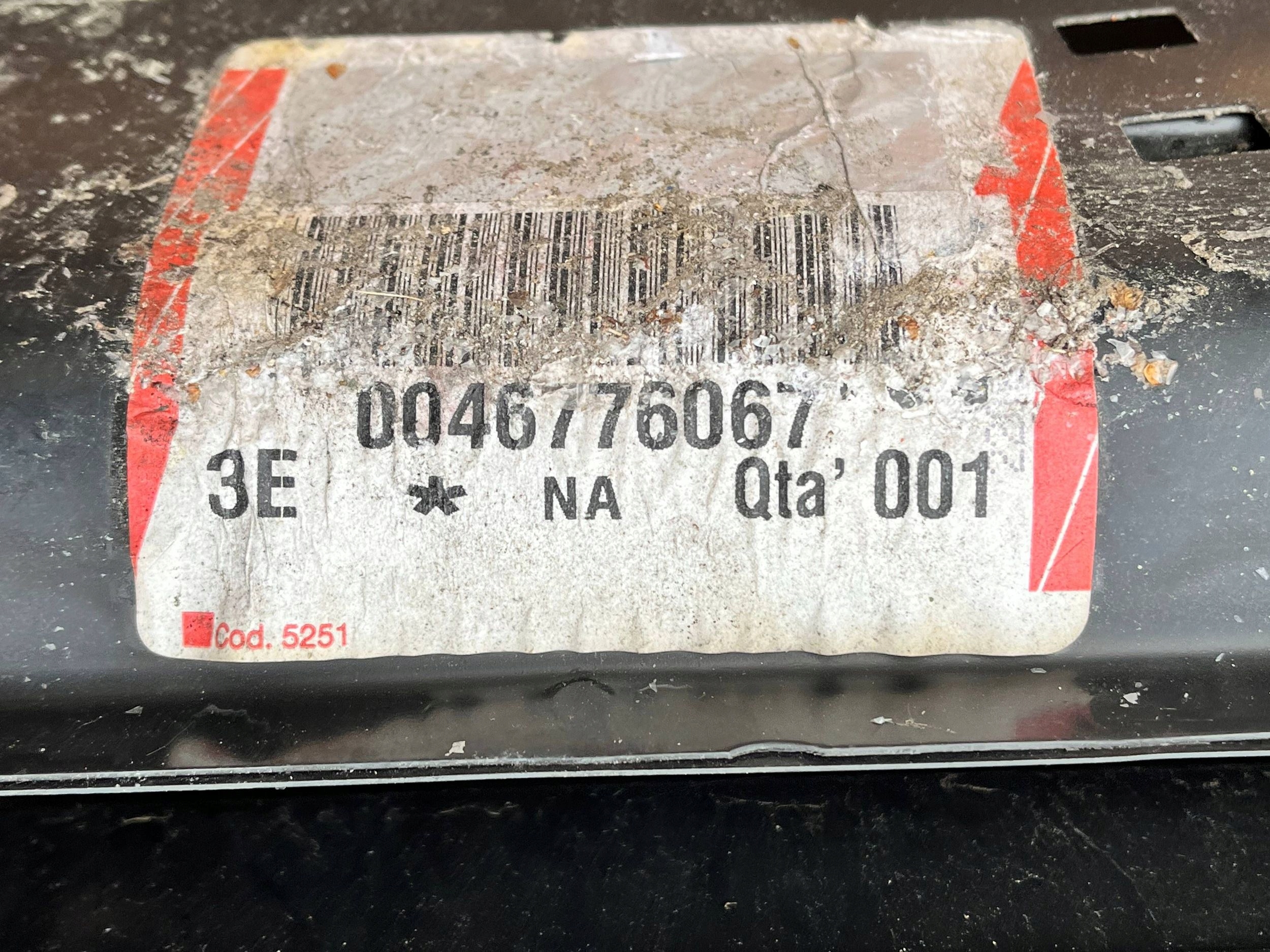 door front right side Lancia Lybra 0046776067