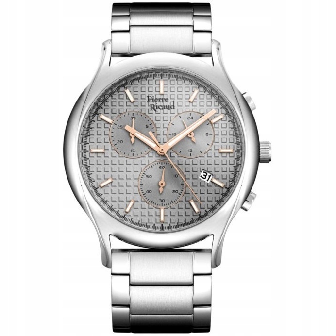 Pánské Hodinky Pierre Ricaud P91099.51R7CH stříbrný náramek