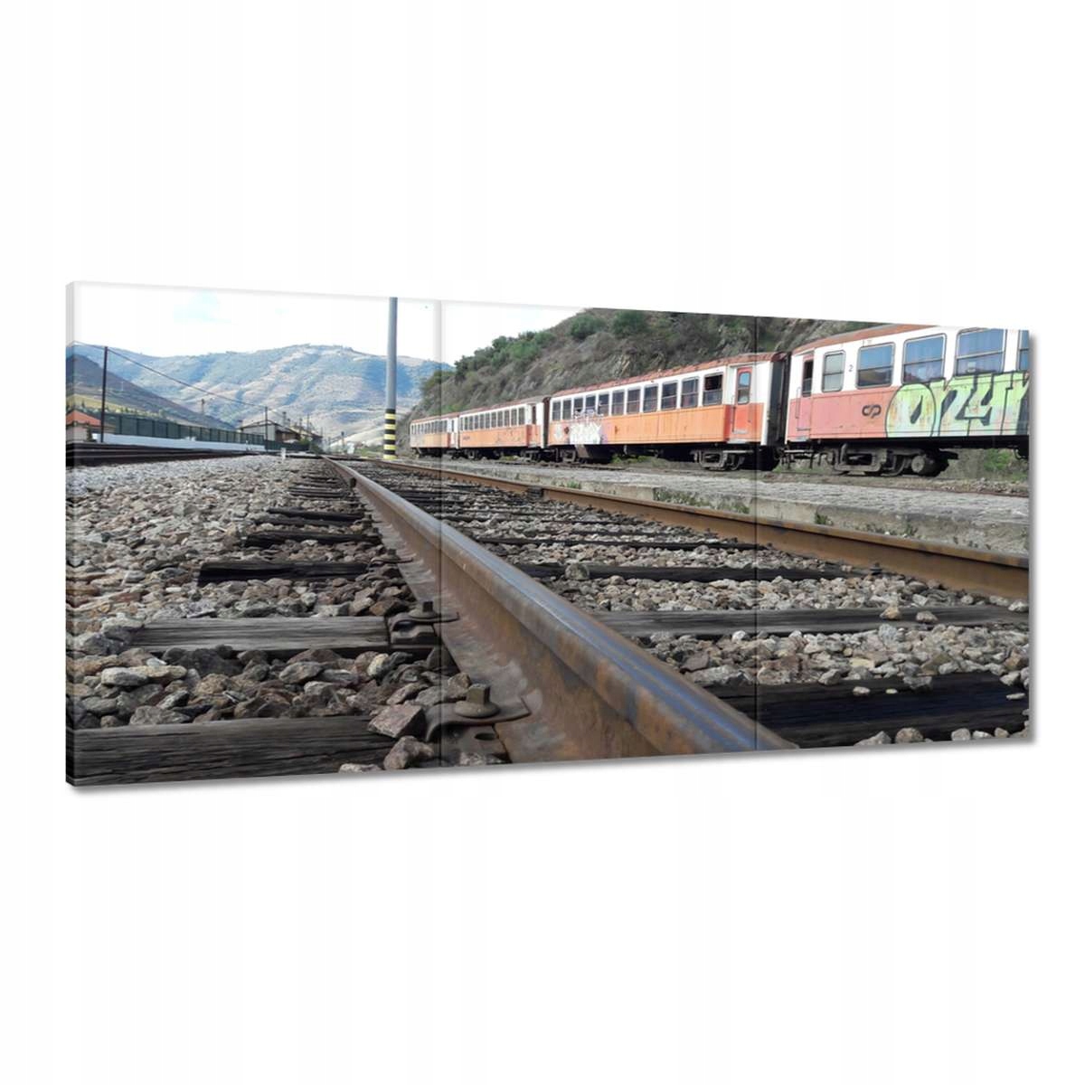 Obrazy 180x90 Železničné vlaky Trať