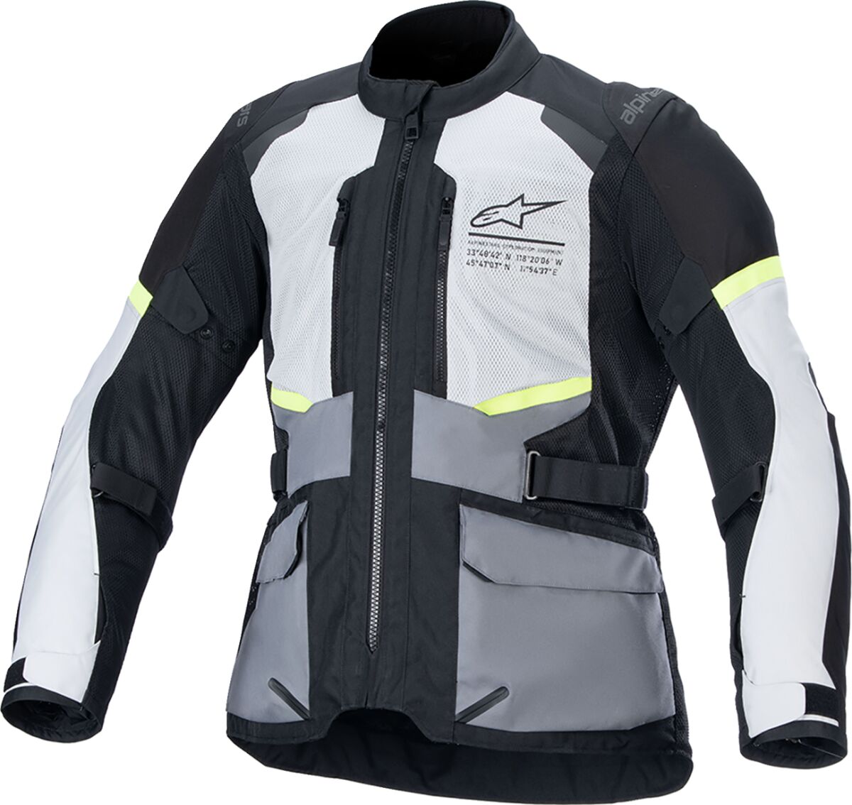Motocyklová Bunda Alpinestars Andes Air Drystar Sivá/čierna M