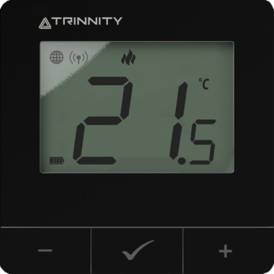 Internetový regulátor teploty Trinnity na omietku ZIGBEE/868MHZ Čierny 230V