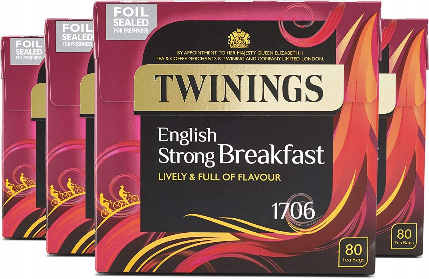 Twinings English Strong Breakfast 4x80 Herbata Uk