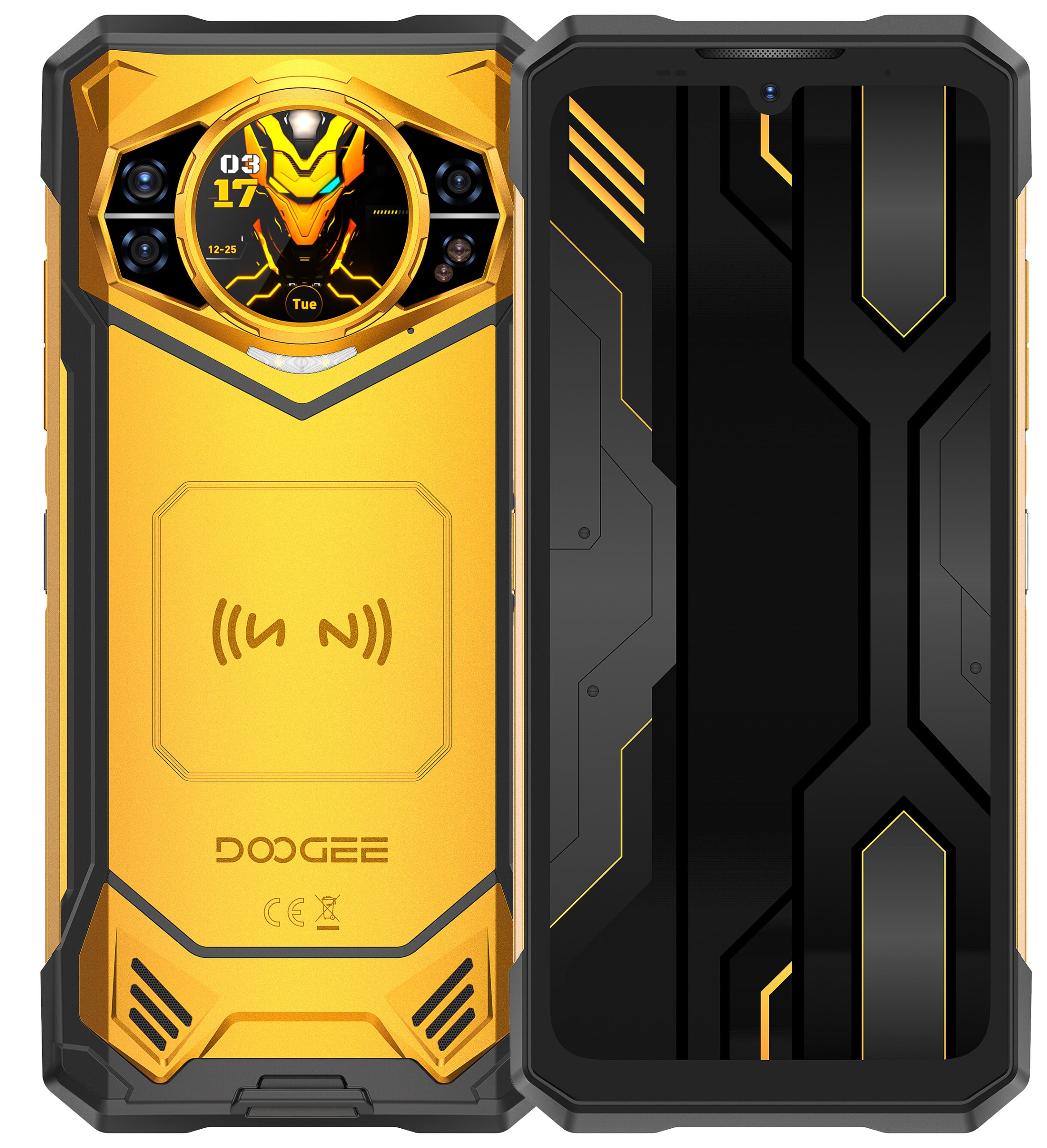 Smartphone Doogee S200X Vip 5G 12+36 Gb 512 Gb Žlutý Golden Guardian