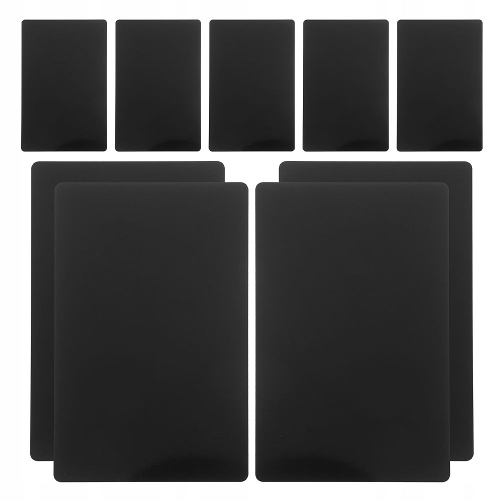 100 SZTUK METALOWYCH KART ALUMINIOWYCH DO PERSONALIZACJI I GRAWEROWANIA