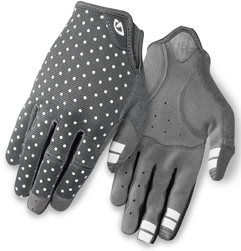 Dámské cyklistické rukavice Giro La Dnd dark shadow white dots vel. M Mtb