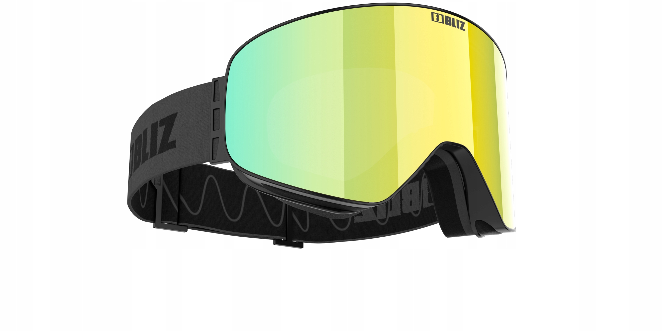 Brýle Bliz Flow matt Black. Brown With Gold Multi Lens KAT.3